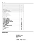 Preview for 2 page of Denco C120-3 Operation Manual