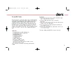 Preview for 9 page of Deni 4882 Instructions For Proper Use And Care Manual