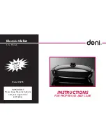 Deni 8255 Use And Care Instructions Manual предпросмотр