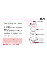 Preview for 21 page of Deni 9760 Instructions For Proper Use And Care Manual