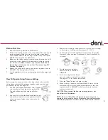 Preview for 5 page of Deni 9770 Instructions For Proper Use And Care Manual