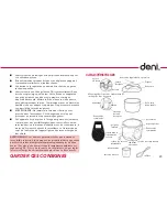 Preview for 24 page of Deni 9770 Instructions For Proper Use And Care Manual