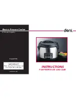 Deni 9780 Instructions For Proper Use And Care Manual preview