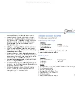 Preview for 7 page of Deni Soft Senve 5530 Instructions Manual