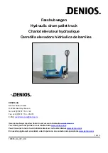 Preview for 1 page of Denios 158052W Manual