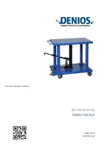 Preview for 1 page of Denios 180035W Operating Instructions Manual