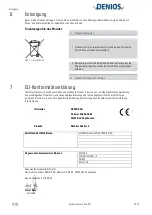 Preview for 10 page of Denios 180035W Operating Instructions Manual