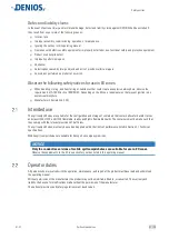 Preview for 23 page of Denios base-line 1 FA Operating Manual