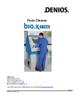 Denios bio.x T700 User Manual preview