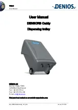 Denios DENSORB Caddy User Manual preview