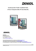 Preview for 1 page of Denios drum lifter RT EX Instructions Manual