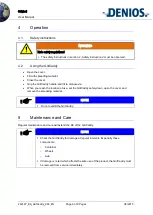 Preview for 6 page of Denios GritCaddy User Manual