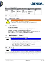 Preview for 30 page of Denios PolySafe-Depot Typ K User Manual