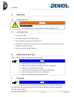 Preview for 6 page of Denios PolySafe Depot Type C User Manual