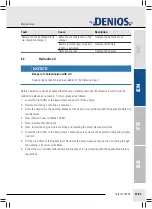 Предварительный просмотр 37 страницы Denios VH-WSC Series Operating Instructions Manual