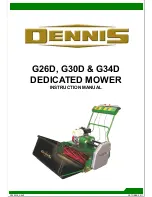 Предварительный просмотр 1 страницы Dennis G26D Instruction Manual