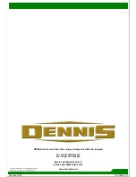 Предварительный просмотр 34 страницы Dennis G26D Instruction Manual