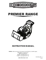 Предварительный просмотр 1 страницы Dennis Premier 30" Instruction Manual