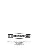 Preview for 22 page of Dennis S500 PLUS Instruction Manual