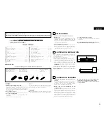 Предварительный просмотр 3 страницы Denon ADV-700 Operating Instructions Manual