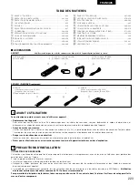 Предварительный просмотр 3 страницы Denon ADV-M51 (French) Operating Instructions Manual