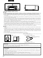 Предварительный просмотр 4 страницы Denon ADV-M51 (French) Operating Instructions Manual