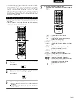 Предварительный просмотр 21 страницы Denon ADV-M51 (French) Operating Instructions Manual