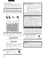 Предварительный просмотр 38 страницы Denon ADV-M51 (French) Operating Instructions Manual