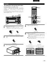 Предварительный просмотр 41 страницы Denon ADV-M51 (French) Operating Instructions Manual