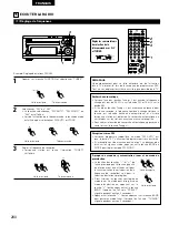 Предварительный просмотр 60 страницы Denon ADV-M51 (French) Operating Instructions Manual