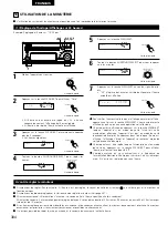 Предварительный просмотр 84 страницы Denon ADV-M51 (French) Operating Instructions Manual