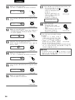 Предварительный просмотр 86 страницы Denon ADV-M51 (French) Operating Instructions Manual