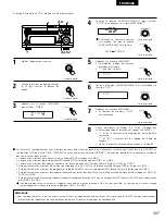 Предварительный просмотр 87 страницы Denon ADV-M51 (French) Operating Instructions Manual