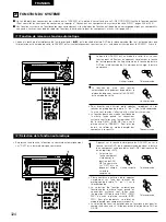 Предварительный просмотр 104 страницы Denon ADV-M51 (French) Operating Instructions Manual