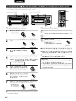 Предварительный просмотр 106 страницы Denon ADV-M51 (French) Operating Instructions Manual