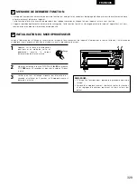 Предварительный просмотр 109 страницы Denon ADV-M51 (French) Operating Instructions Manual