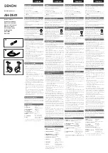 Preview for 1 page of Denon AH-D501 Owner'S Manual