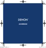 Preview for 1 page of Denon AH-MM200 Manual