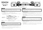 Denon AK-DL1 User Manual preview