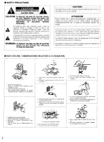 Предварительный просмотр 2 страницы Denon AV Surround Receiver AVR-5803 Operating Instructions Manual