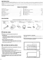 Предварительный просмотр 4 страницы Denon AV Surround Receiver AVR-5803 Operating Instructions Manual