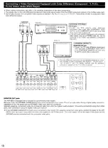 Предварительный просмотр 10 страницы Denon AV Surround Receiver AVR-5803 Operating Instructions Manual