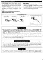 Предварительный просмотр 13 страницы Denon AV Surround Receiver AVR-5803 Operating Instructions Manual