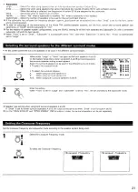 Предварительный просмотр 21 страницы Denon AV Surround Receiver AVR-5803 Operating Instructions Manual