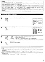 Предварительный просмотр 29 страницы Denon AV Surround Receiver AVR-5803 Operating Instructions Manual