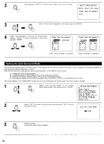 Предварительный просмотр 32 страницы Denon AV Surround Receiver AVR-5803 Operating Instructions Manual