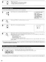 Предварительный просмотр 36 страницы Denon AV Surround Receiver AVR-5803 Operating Instructions Manual