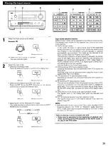 Предварительный просмотр 39 страницы Denon AV Surround Receiver AVR-5803 Operating Instructions Manual