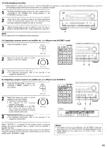 Предварительный просмотр 43 страницы Denon AV Surround Receiver AVR-5803 Operating Instructions Manual