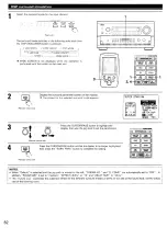 Предварительный просмотр 62 страницы Denon AV Surround Receiver AVR-5803 Operating Instructions Manual